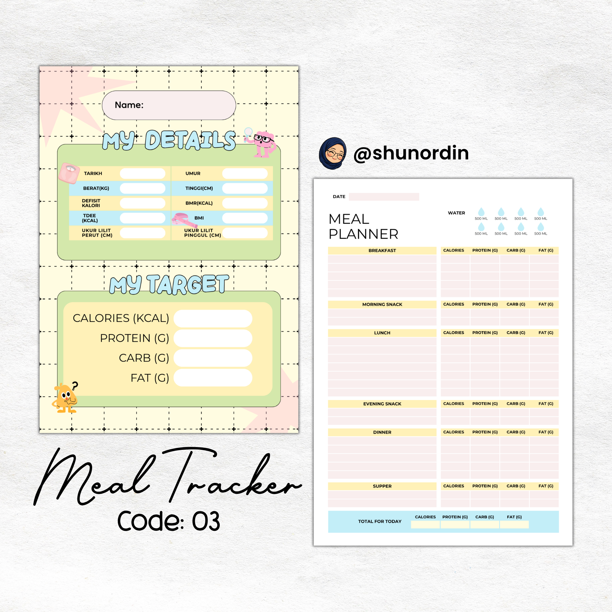 Meal Tracker 03 — PDF